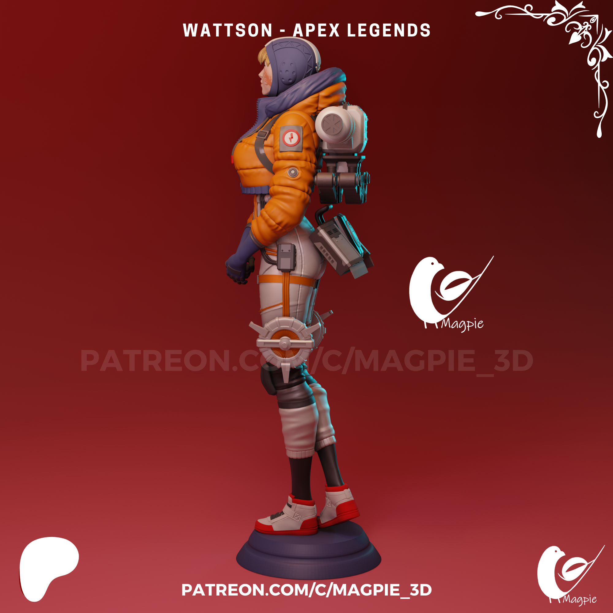 Wattson - Apex Legends Magpie_3d 07 